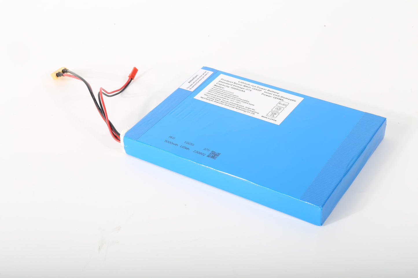 37V, 5000mAh, 10S2P battery--1pcs