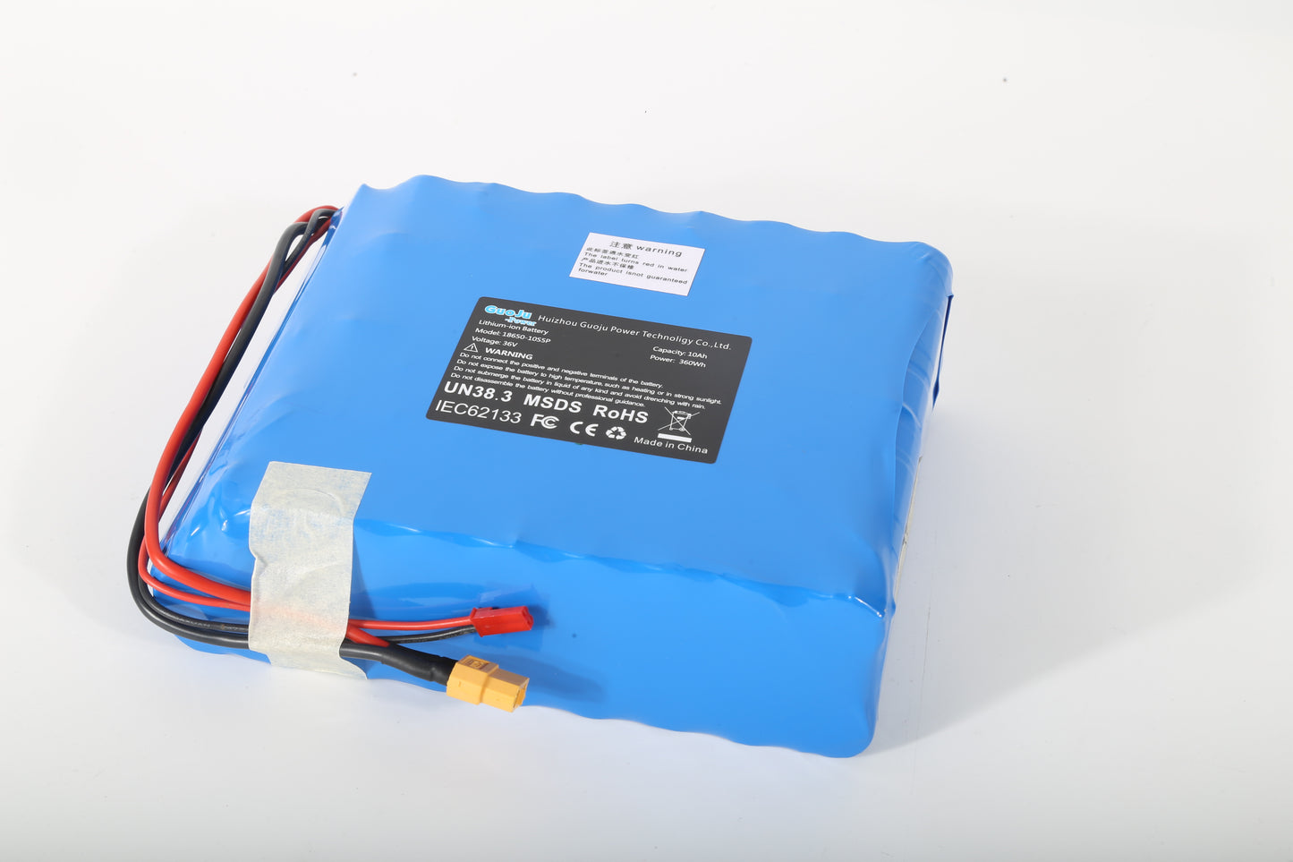 36V, 10000mAh, 10S5P Battery--1pcs