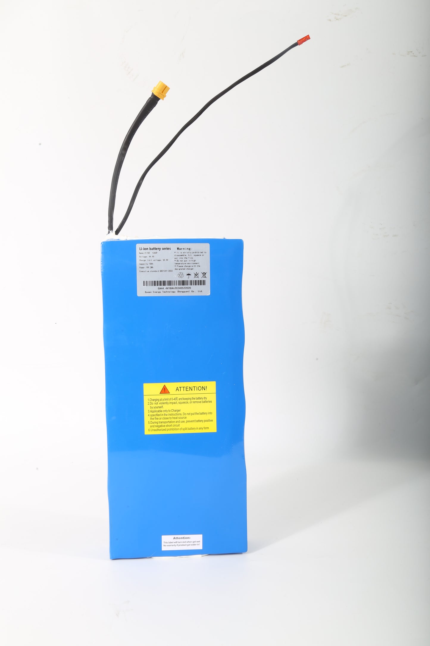 50.4V,18000mAh--12S4P battery--1pcs