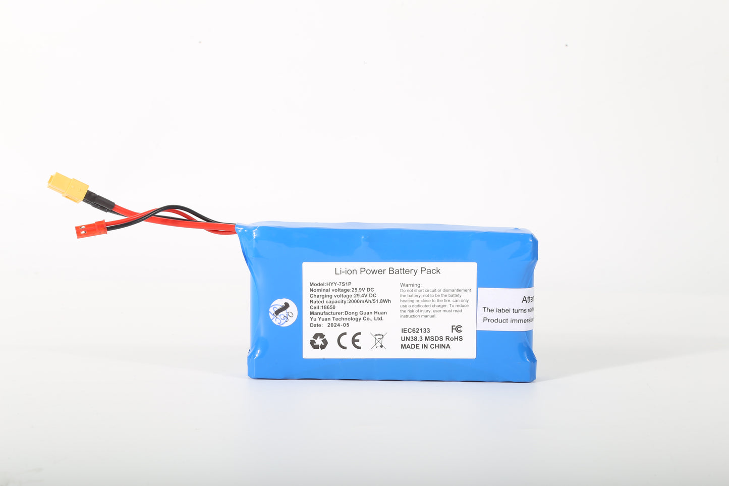 29.4V, 2000mAh--7S1P Chinese battery--1pcs